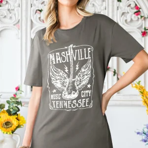 NASHVILLE-MUSIC-CITY-TENNESSEE-Graphic-T-Shirt