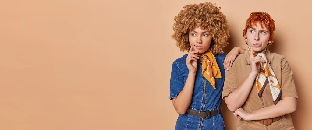 Two girl with with laughing